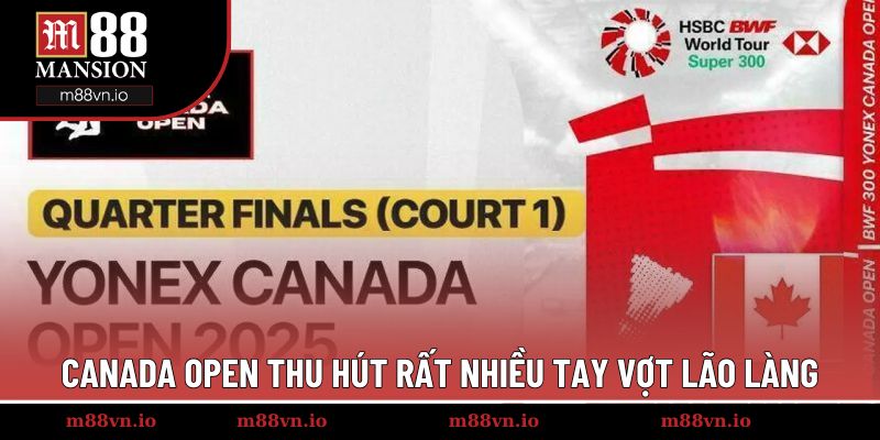 Canada Open thu hút rất nhiều tay vợt lão làng